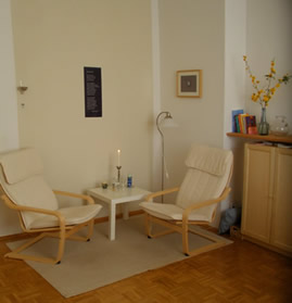 Ansicht der Massagepraxis
